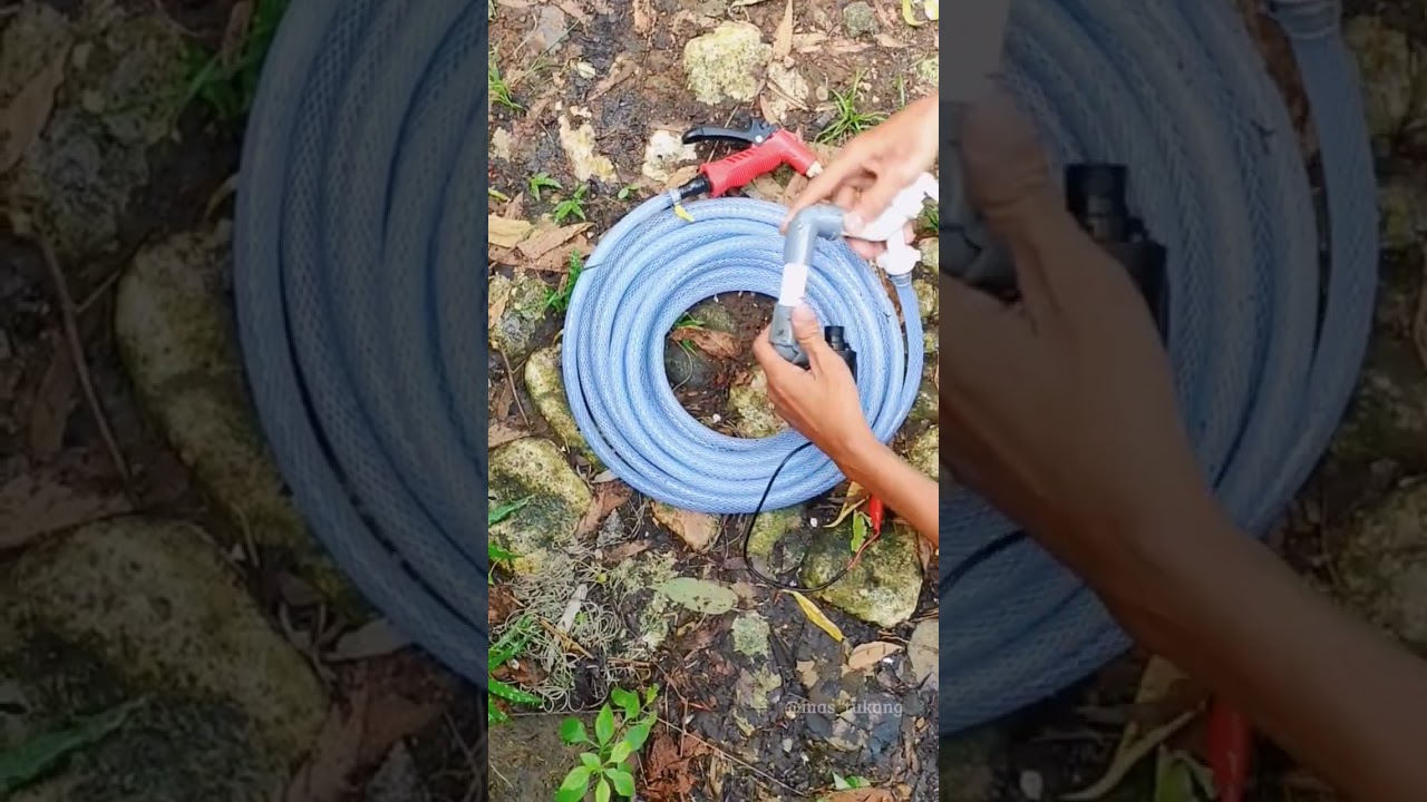 Sudah jarang hujan saatnya siapin selang yang bagus buat siram taman #kemarau #selang #taman #air