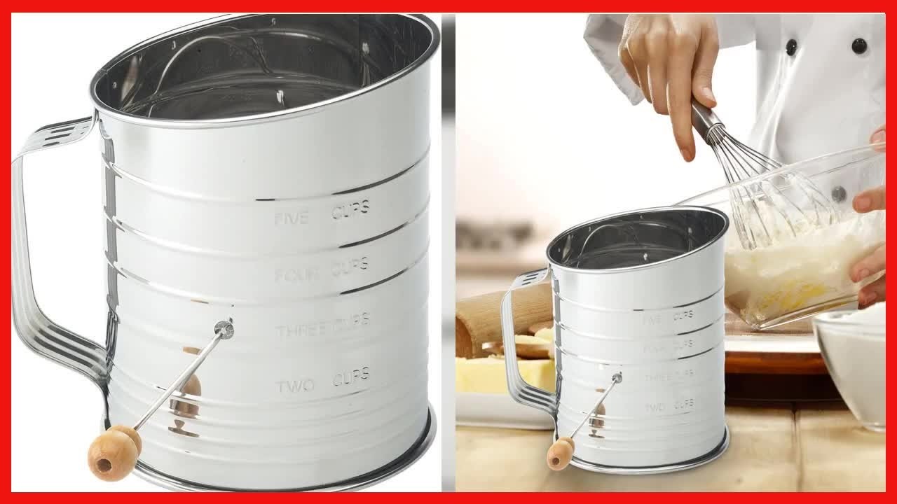 Mrs. Anderson’s Crank Flour Sifter: The Essential Tool for Lighter, Fluffier Baking