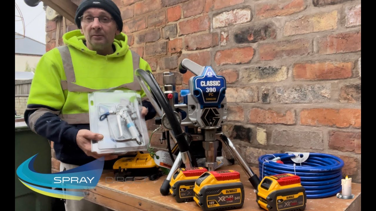 Graco 390 Cordless Unboxing