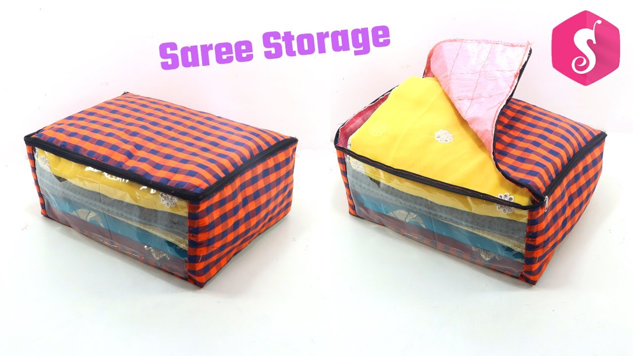 Make Useful & Easy Saree Storage Making from Old Clothes | Saree Storage | @SonalisCreations