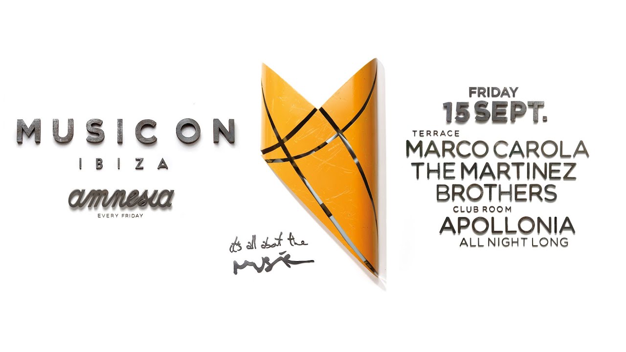 Marco Carola @ Music On Ibiza at Amnesia + After El patio 15/09/2017