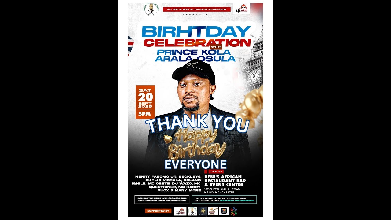 PRINCE KOLA ARALA OSULA BIRTHDAY CELEBRATION IN MANCHESTER 5