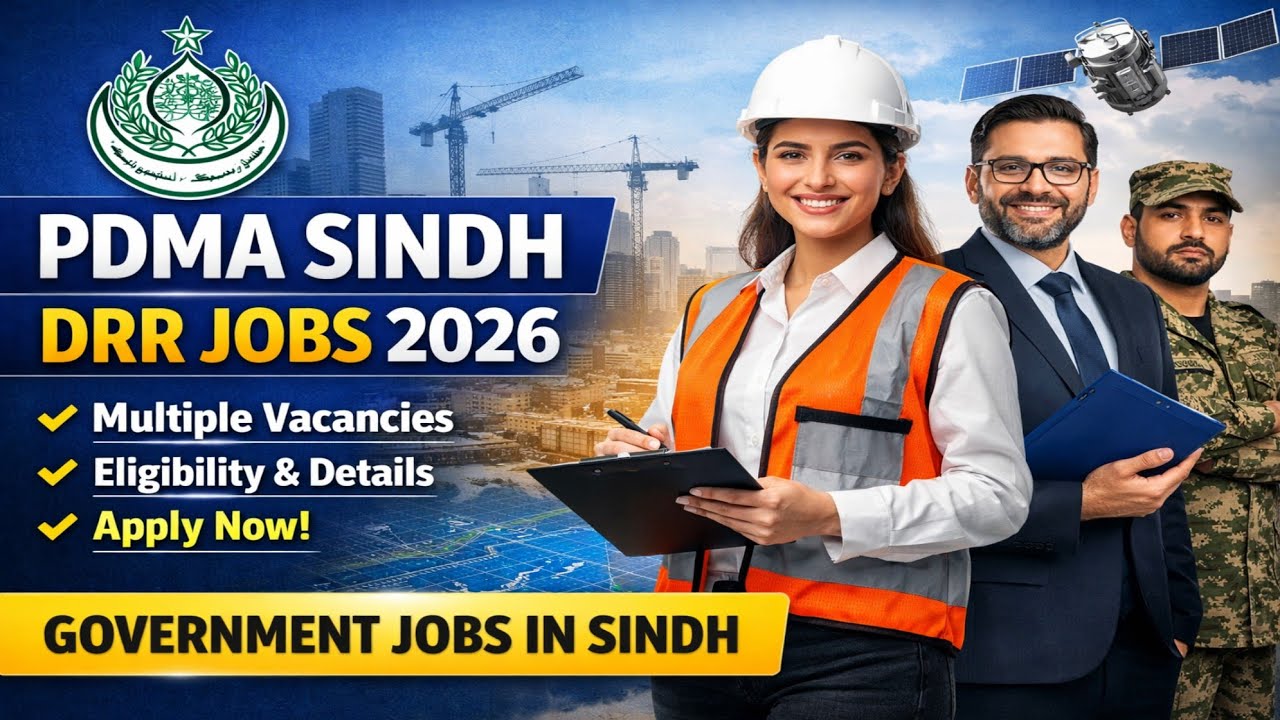 PDMA Sindh Jobs 2026 | Multiple Vacancies | Eligibility, Roles & Details #sindhjobs #jobsinsindh