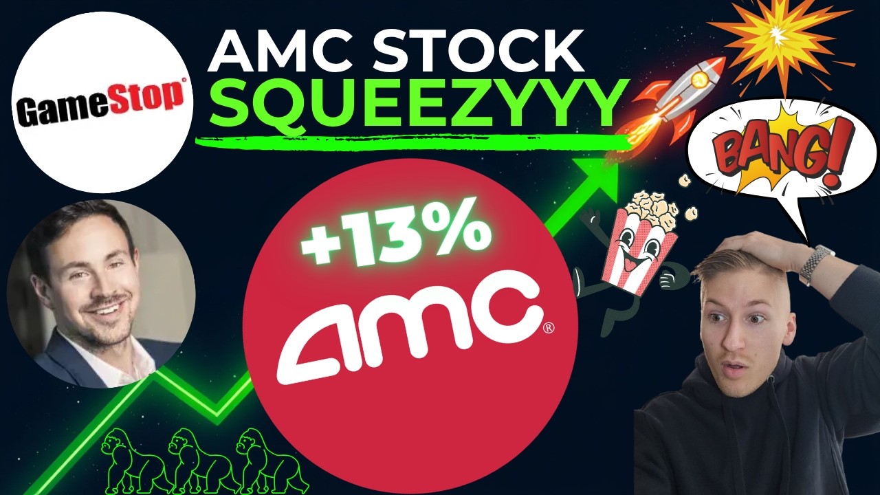 AMC STOCK BREAKOUT UP 13%! (GME MACRO SQUEEZE LOADING)