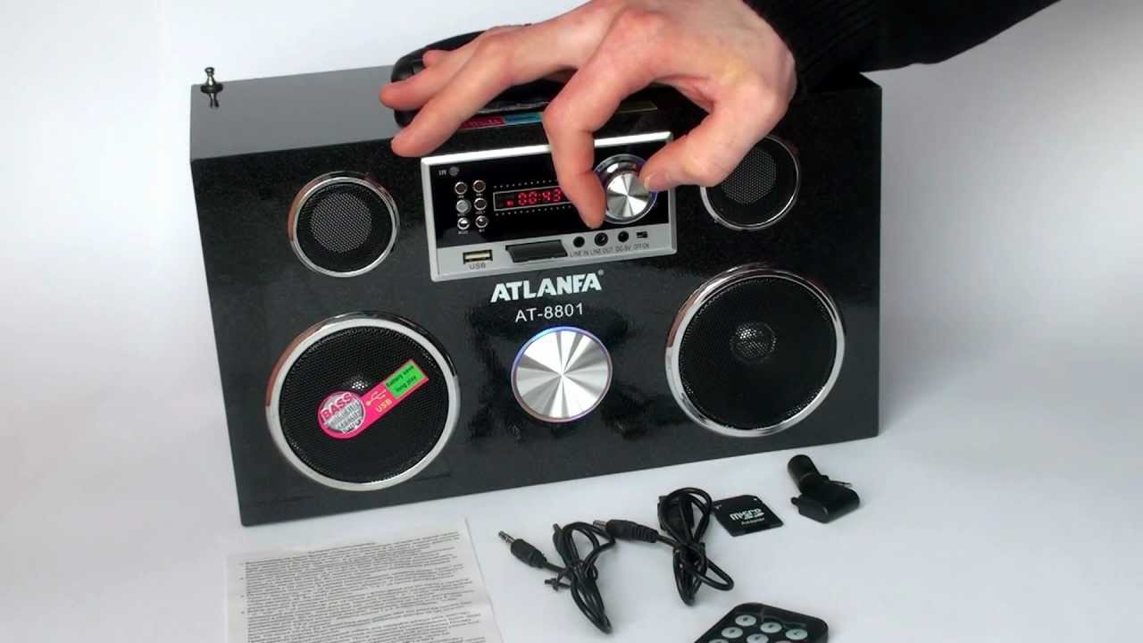 Колонки ATLANFA AT-88.01. Видеообзор и тест