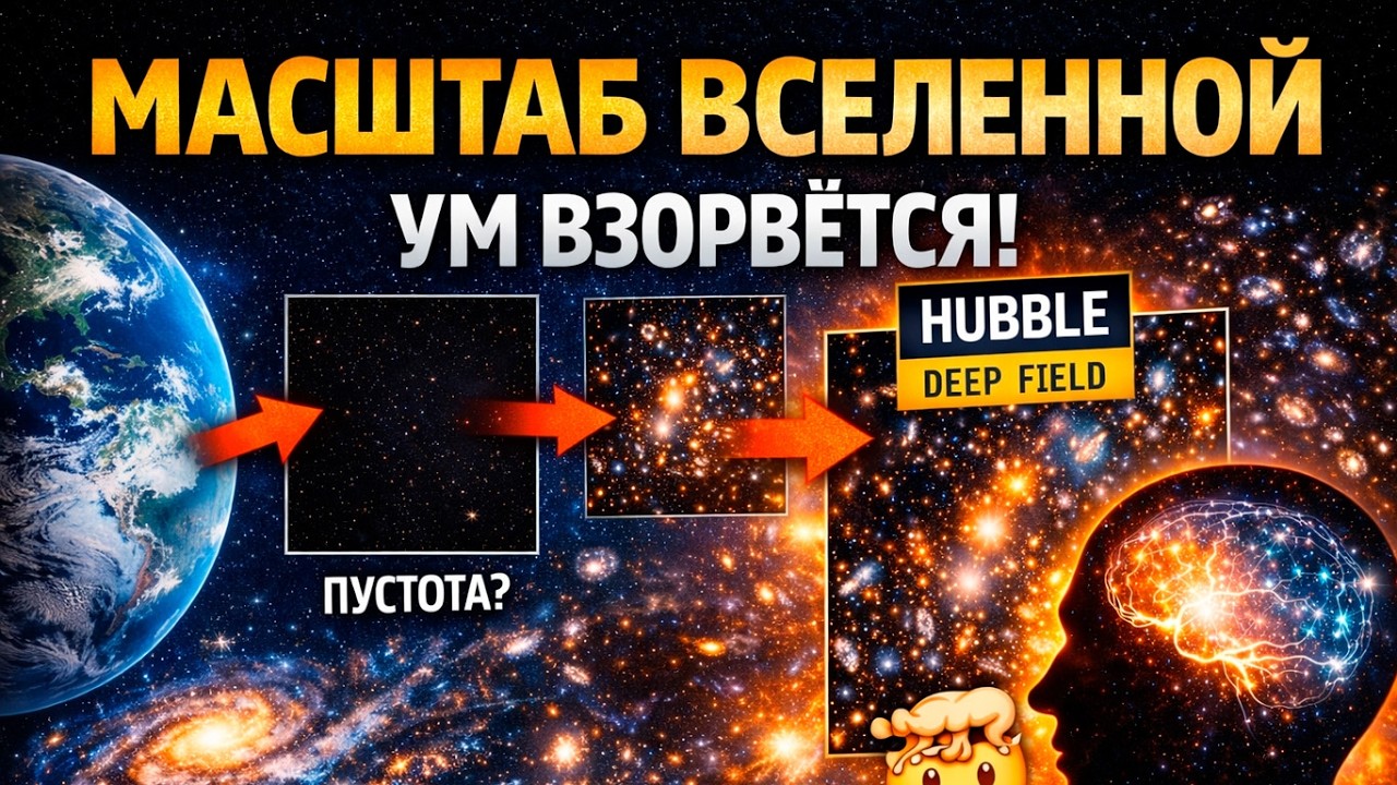 Вселенная НЕ умещается в голове: путь от Луны до края космоса