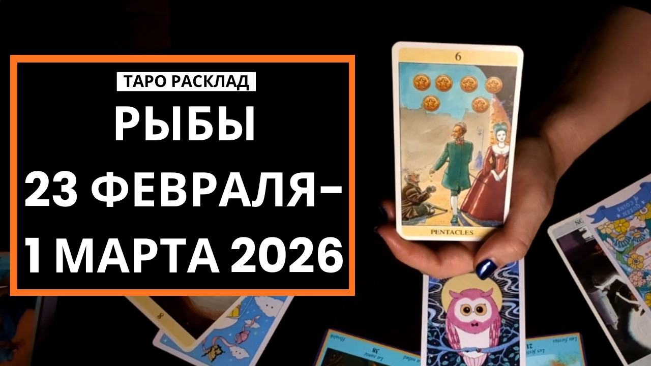 РЫБЫ - НОВОЕ ДЕЛО - 23 ФЕВРАЛЯ-1 МАРТА 2026 - ТАРО РАСКЛАД