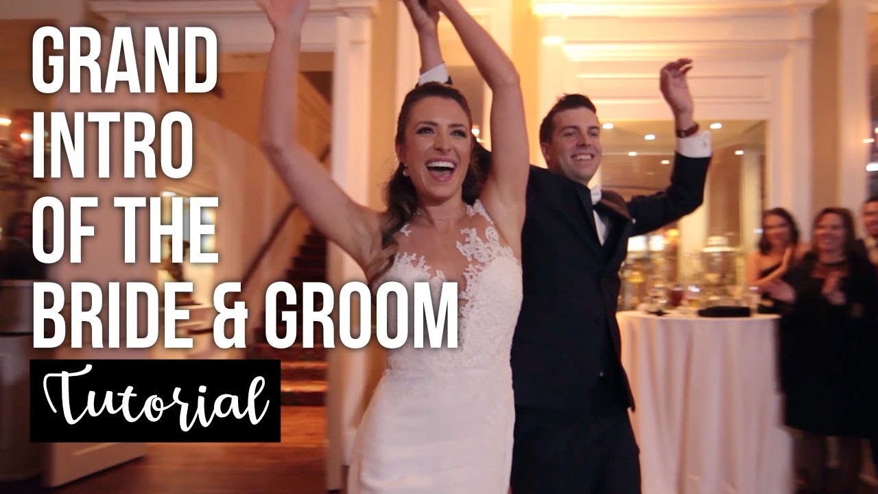 How to MC a killer GRAND INTRO of the BRIDE & GROOM at their wedding using ABLETON LIVE