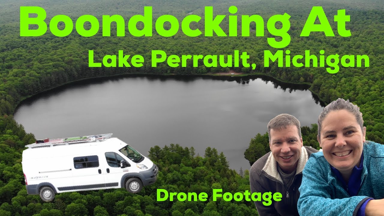 VAN-LIFE BOONDOCKING at LAKE PERRAULT, MICHIGAN