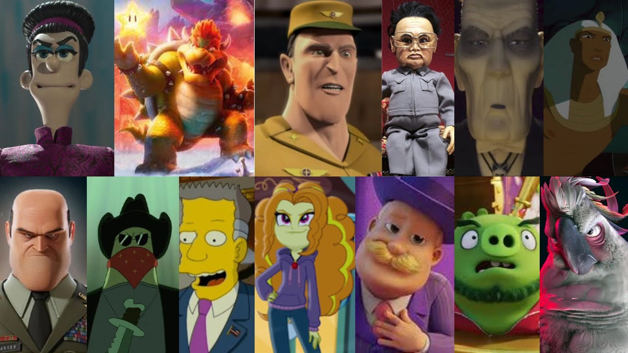 Defeats of my Favorite Animated Non-Disney Villains Part 1