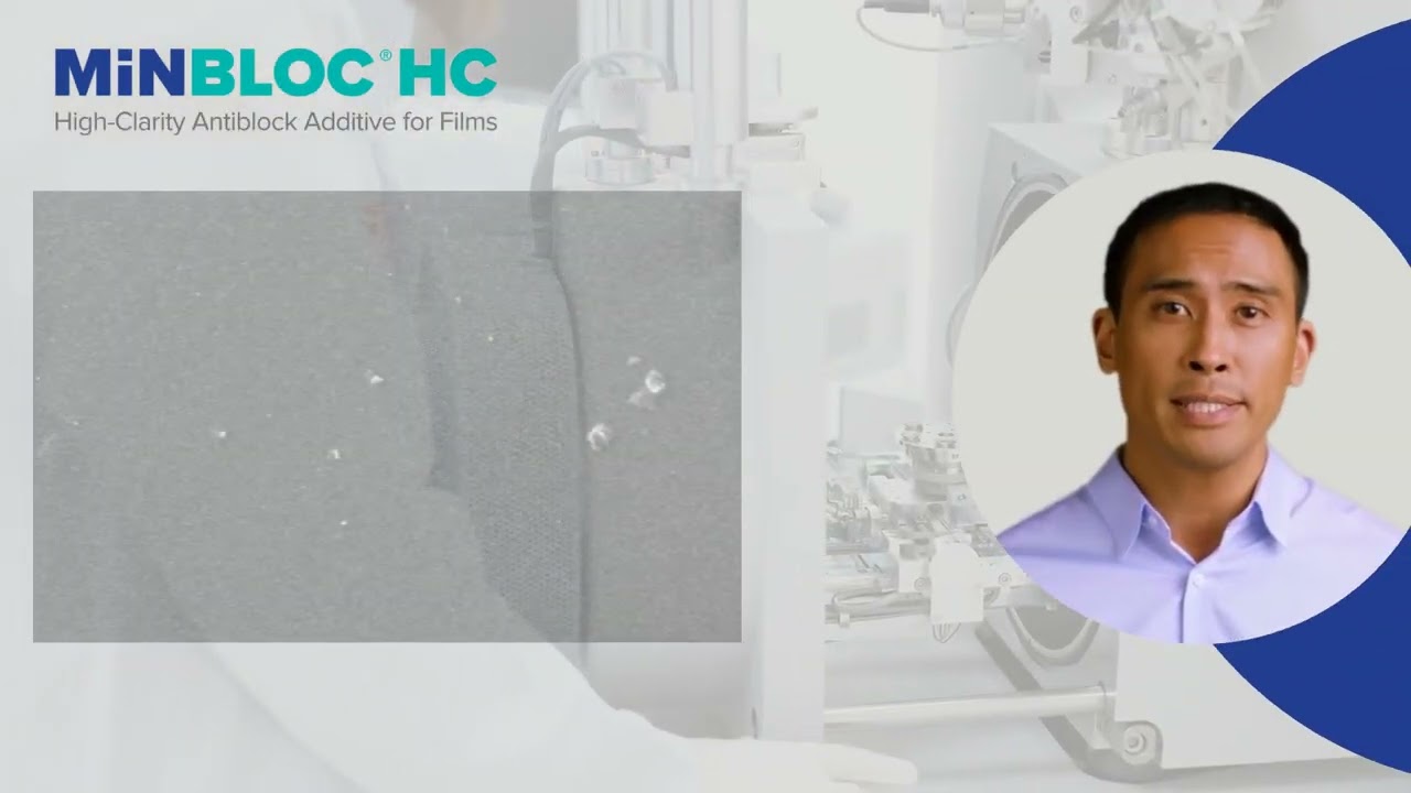 Processing and Conversion of MINBLOC&reg; HC High-Clarity Antiblock Additive for Films