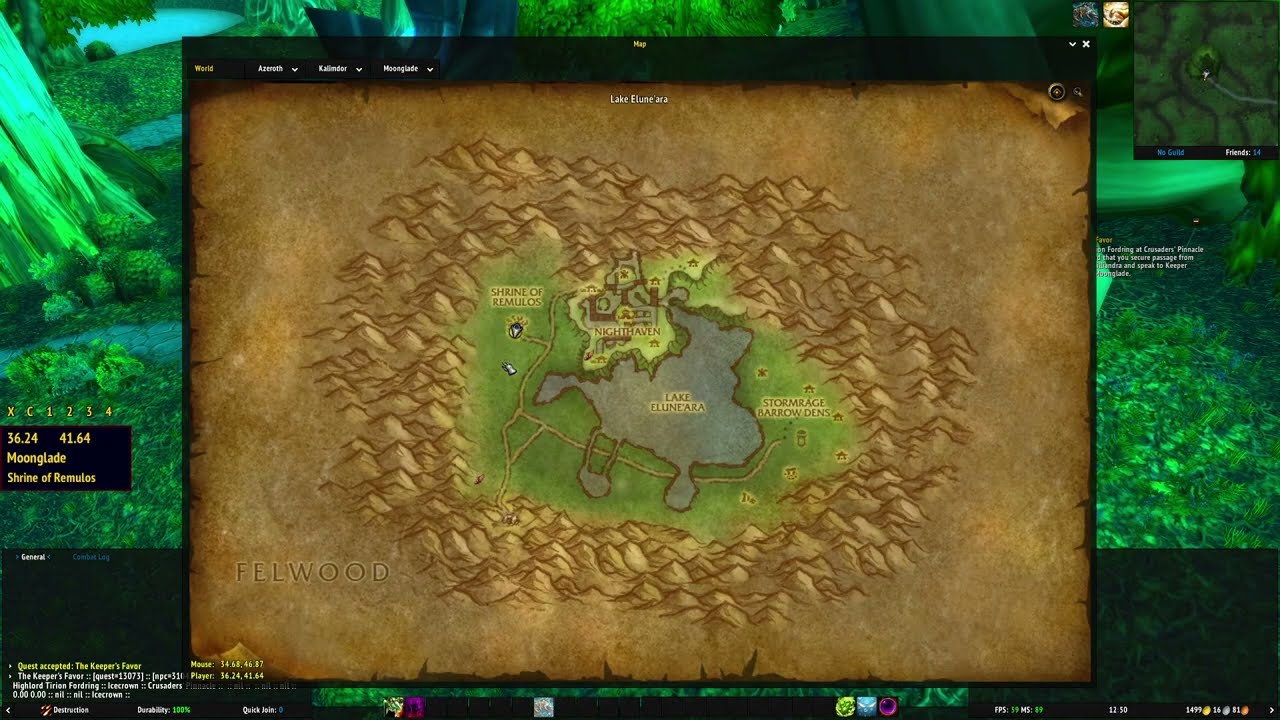 The Keeper's Favor WoW Quest