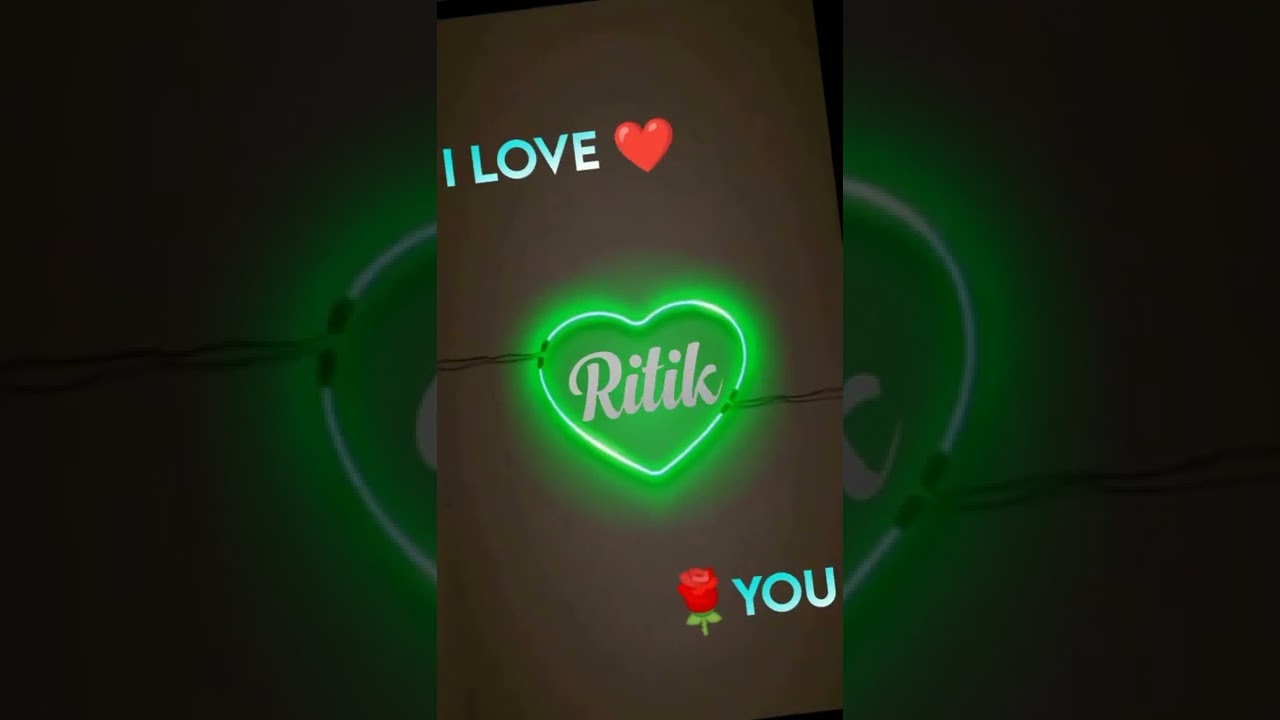 Ritik name status video || Whatsapp status video || Ritik name art #shorts #ytshorts #viral