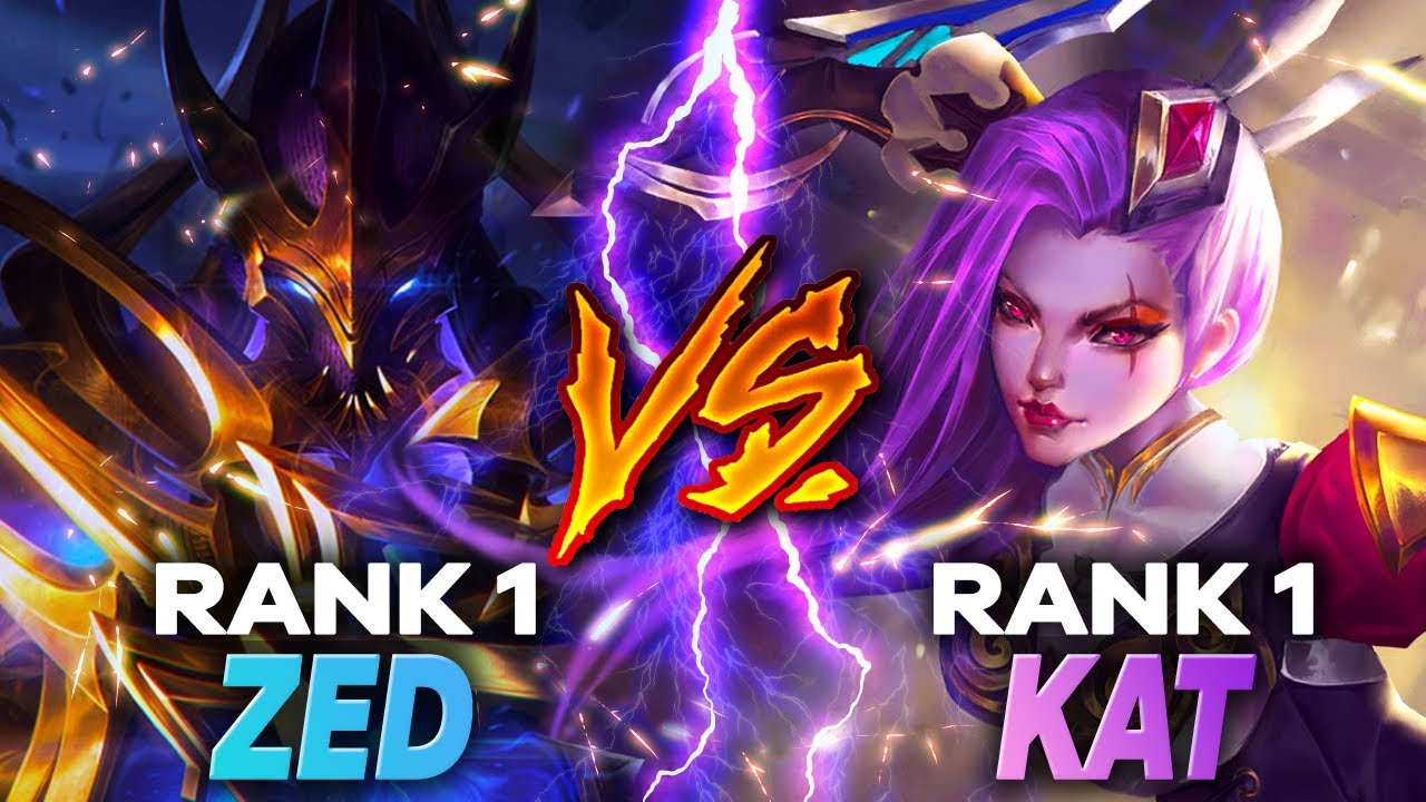 Rank 1 Katarina vs Rank 1 Zed *5,000,000 MASTERY POINTS*