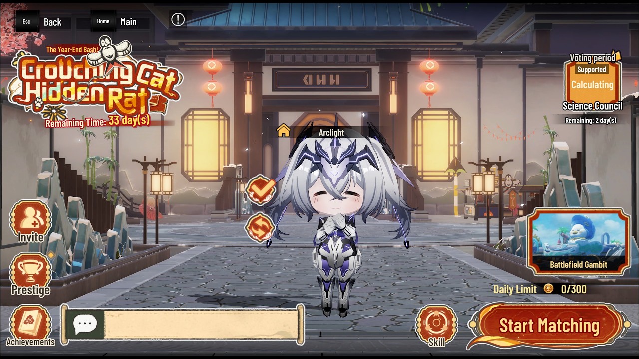[Punishing Gray Raven] Withering Crown Crouching Cat, Hidden Rat Theme