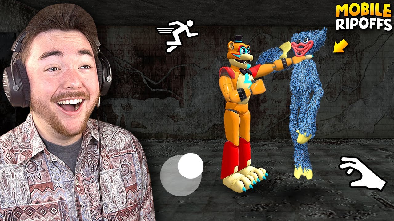 PLAYING WEIRD FNAF SECURITY BREACH RIPOFFS… (they added Huggy)