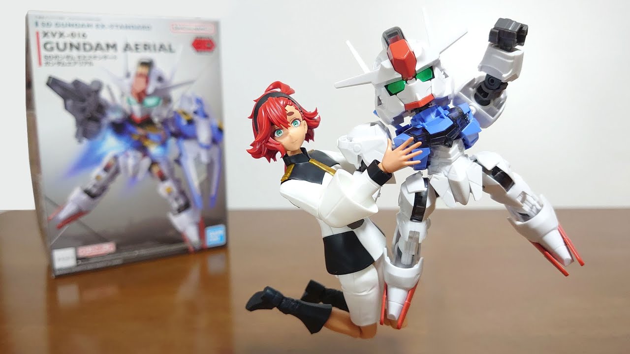 （エアリアルがちっちゃ可愛くなって登場！SDでもアクションポーズがバッチリ決まる！）SDガンダム EXスタンダード ガンダムエアリアル　レビュー