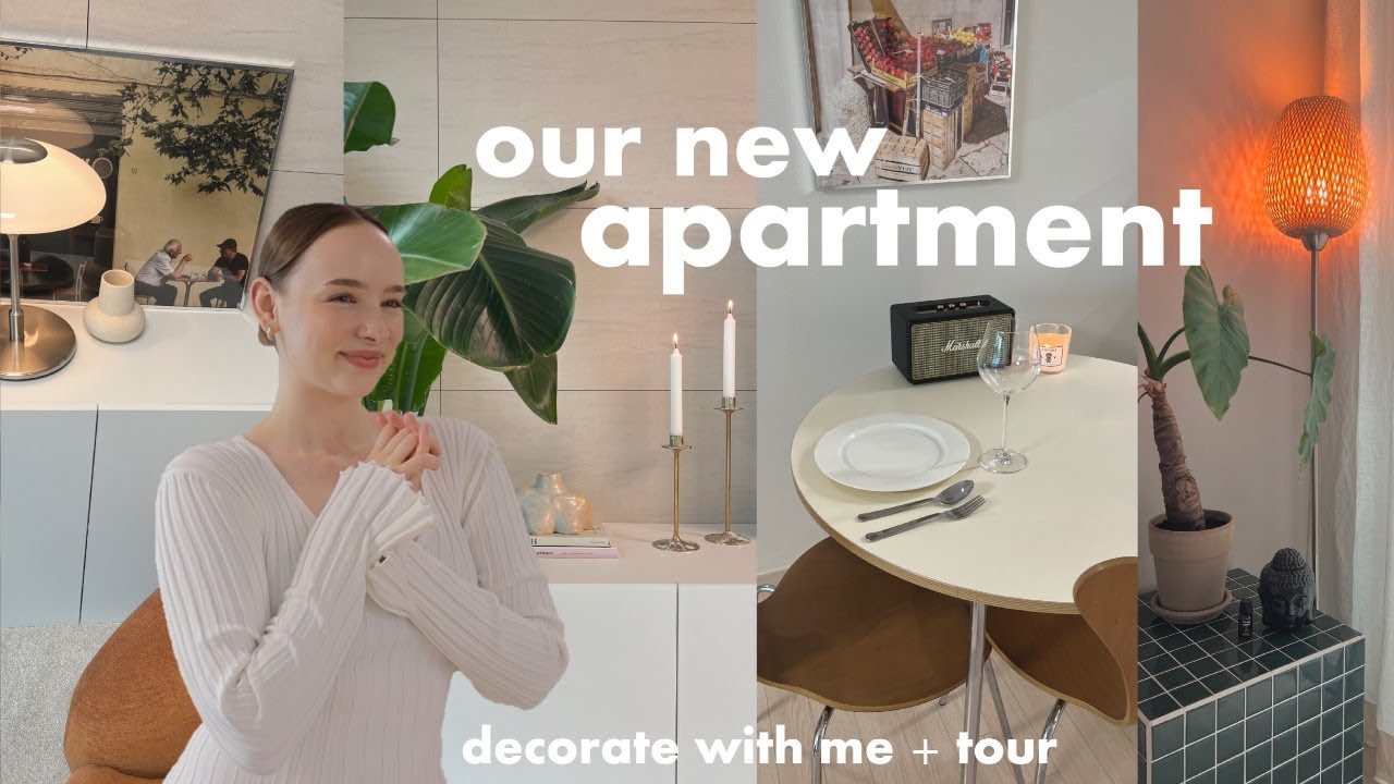 decorate our Korean apartment with me 🫶🏻 new vibe, artwork, furniture & lighting