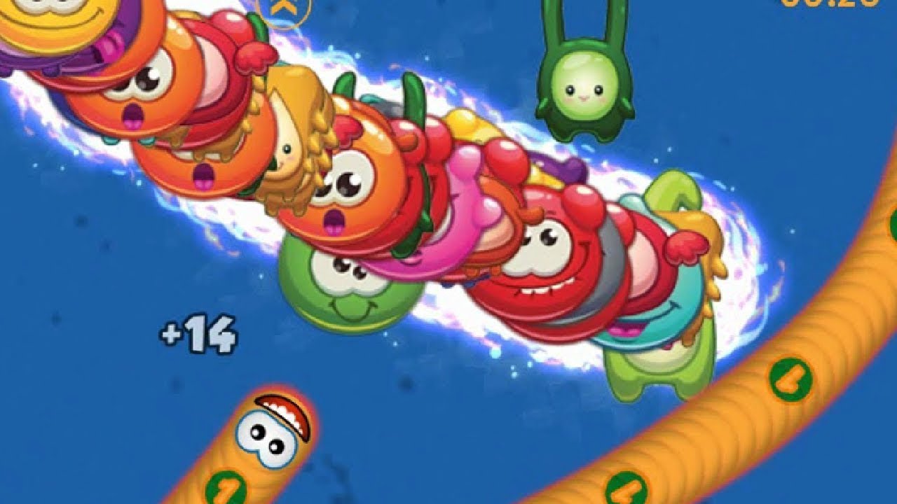 BUKAN CHEAT !! CARA CEPAT MENDAPATKAN SCORE TINGGI WORMS ZONE