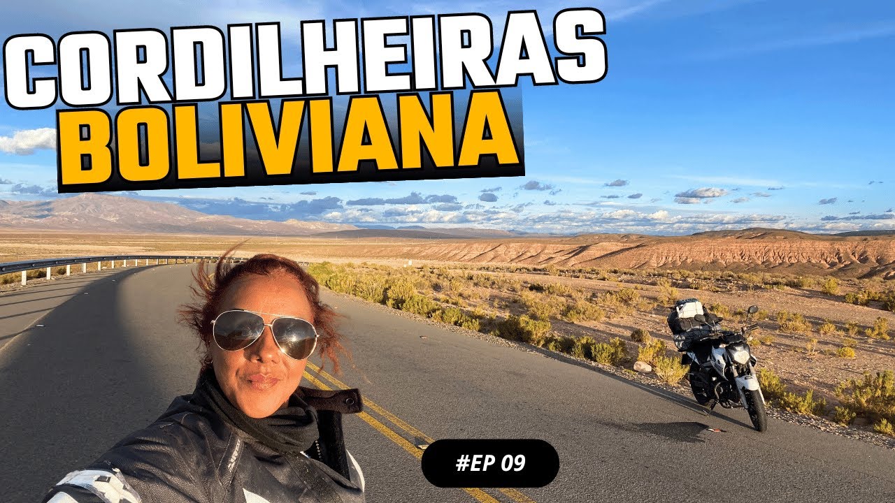 Viagem de MOTO a BOLIVIA, subindo as Cordilheiras dos Andes de Sucre até Uyuni EP 09