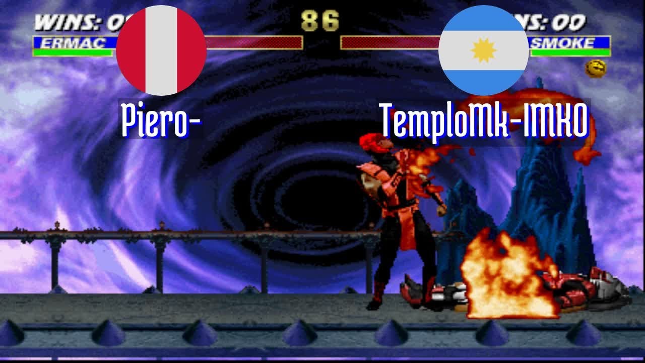 FT3 @umk3: Piero- (PE) vs TemploMk-IMKO (AR) [Ultimate Mortal Kombat 3 Fightcade] Jun 1