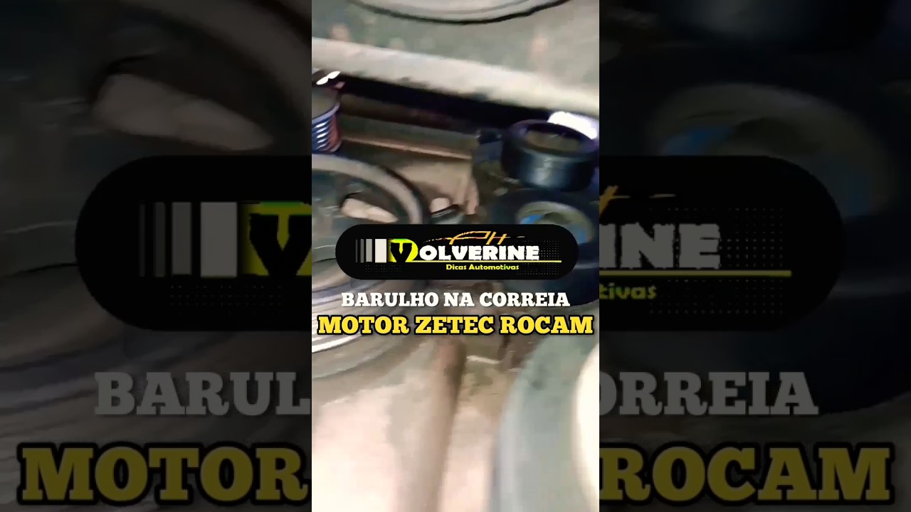 MOTOR ZETEC ROCAM COM RONCADO ENORME NA CORREIA VEJA O QUE PODE SER