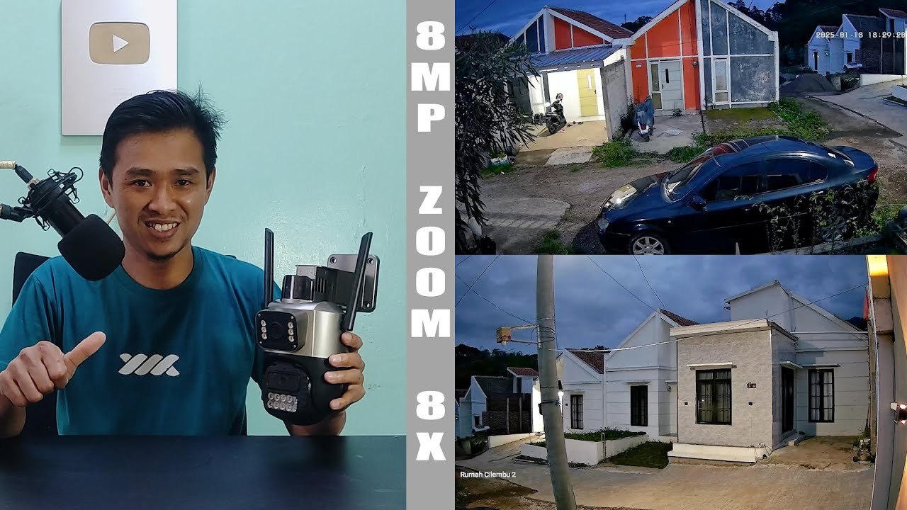 Rekomendasi CCTV 300 ribuan Terbaik, CCTV GUANVISION S-300 , ZOOM 8X, JERNIH DAN WATERPROOF