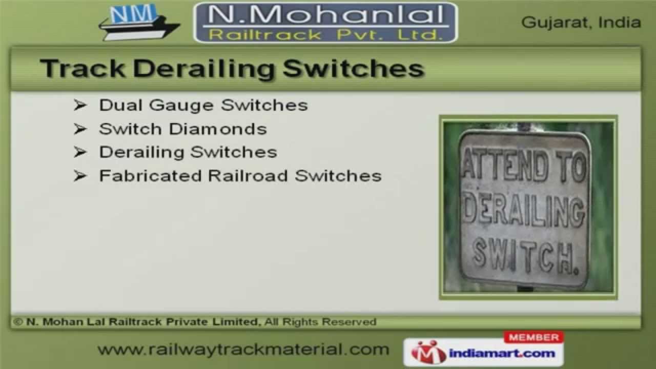 Railway Track Material by N. Mohan Lal Railtrack Private Limited, Vadodara