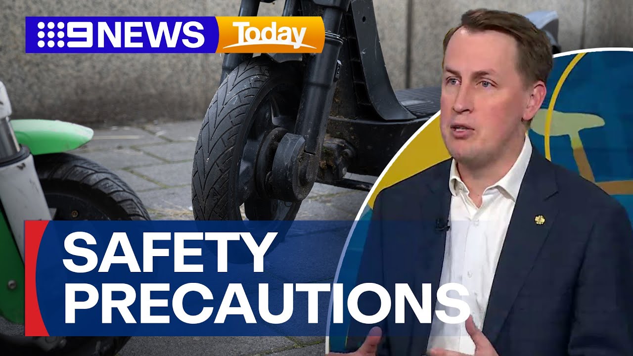 Aussies warned of e-bike and e-scooter safety going into festive season | 9 News Australia