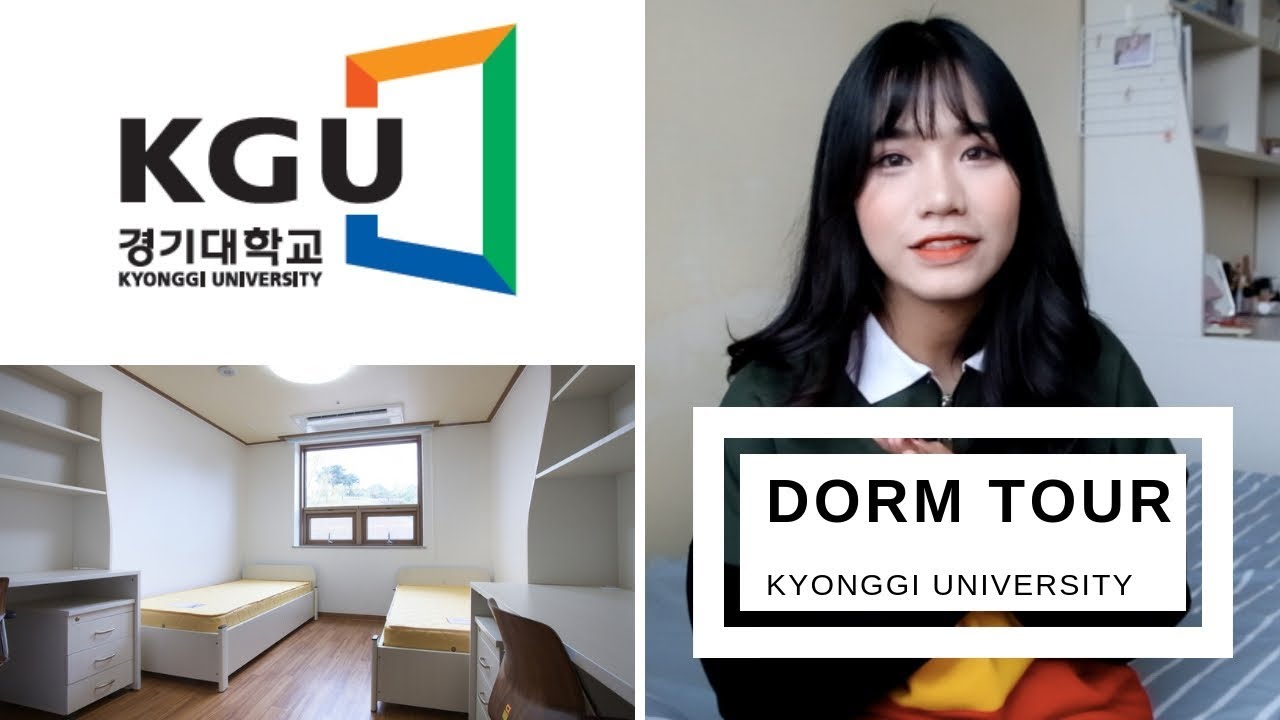 THAM QUAN KÝ TÚC XÁ TRƯỜNG ĐH KYONGGI ♡ KYONGGI UNIVERSITY DORM TOUR |DU HỌC SINH HÀN QUỐC ♡ Rin Go