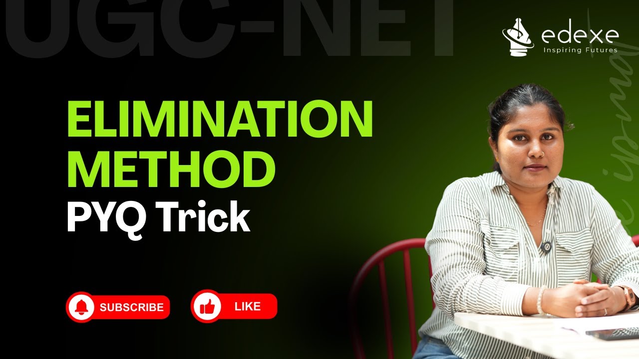PYQ Solved Using Elimination Method | Match the Following Questions Explained | edexe learning