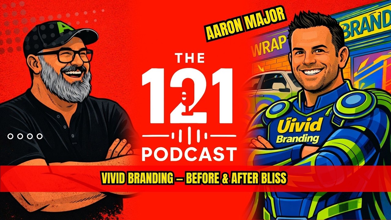 The 121 Podcast Ep5 Aaron Major | Vivid Branding