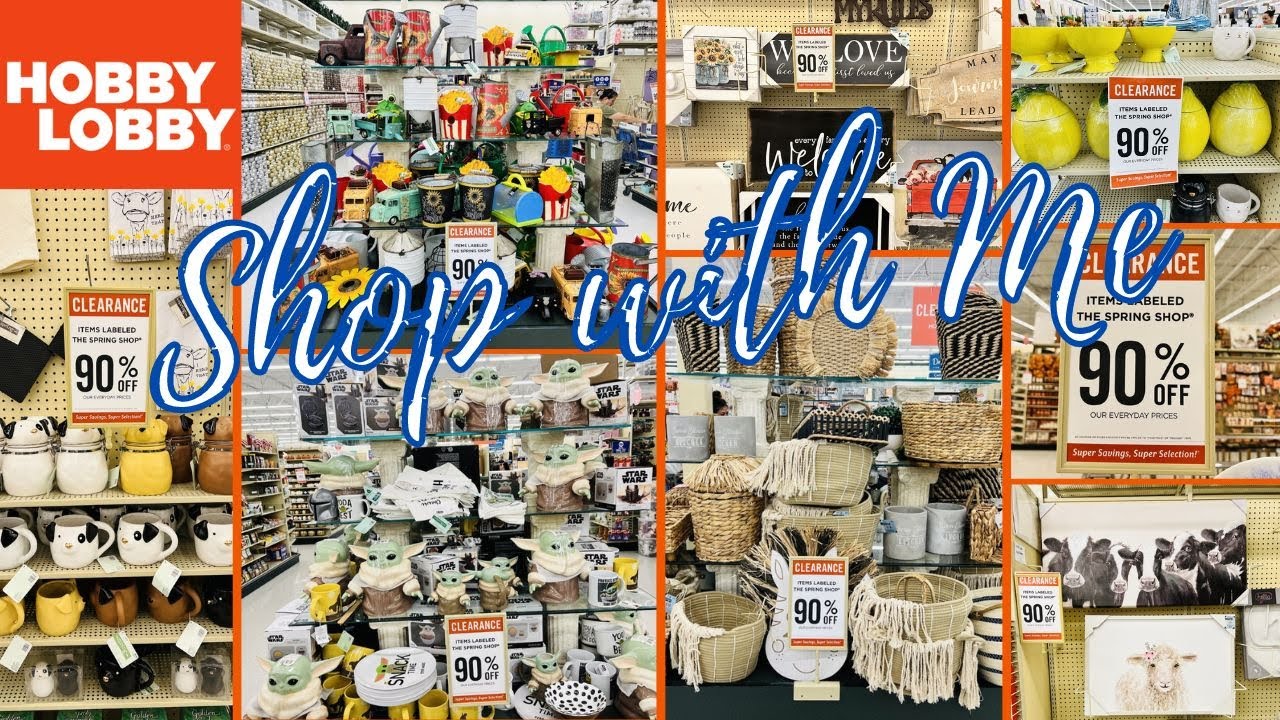 HOBBY LOBBY 90% OFF CLEARANCE SHOP WITH ME 💛HOBBY LOBBY RUN DEALS🏃🏽&zwj;♀️🏃🏽&zwj;♀️HOBBY LOBBY 90 OFF💛