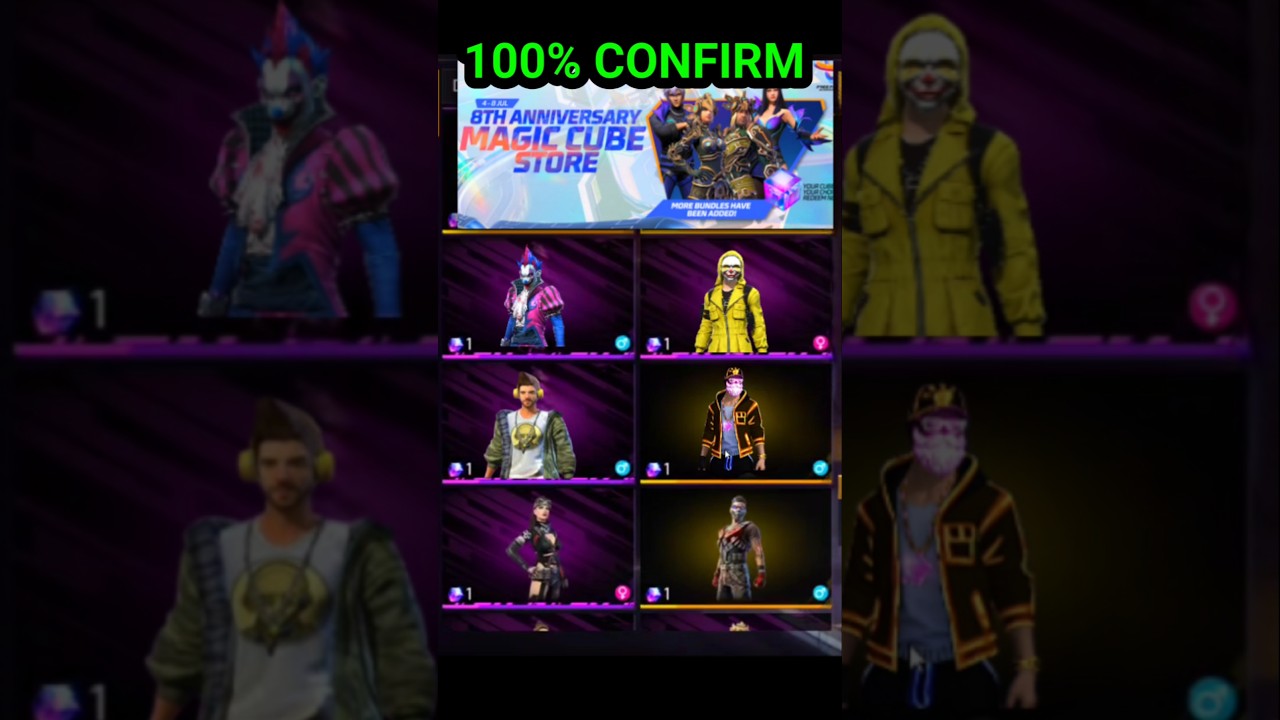 100% CONFIRM 😲 FF NEW MAGIC CUBE STORE UPDATE 8th ANNIVERSARY SPECIAL | #helpinggamer #freefir
