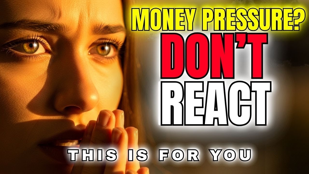 THIS FINANCIAL PRESSURE IS POSITIONING YOU — DON'T REACT