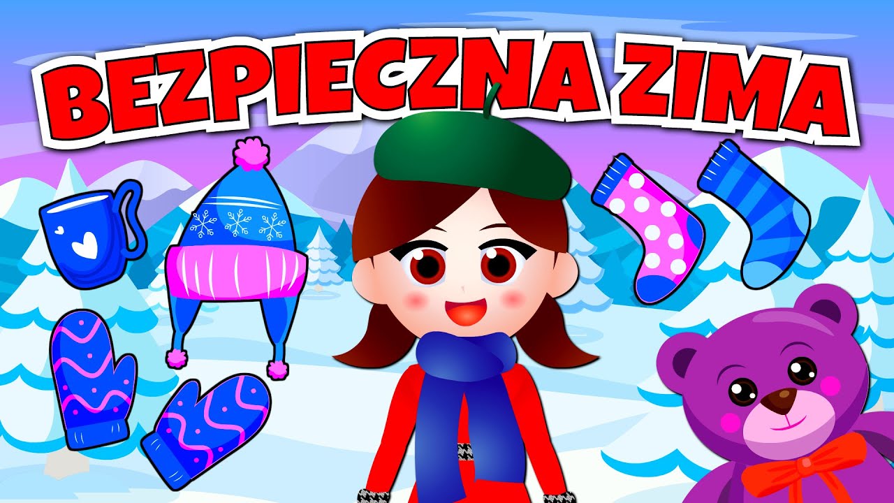 Ala i BEZPIECZNA ZIMA / Bezpieczne ferie zimowe - film edukacyjny dla dzieci 🏂