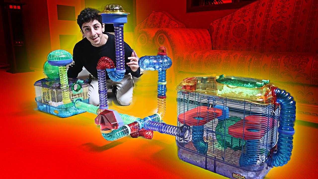 BUILDING MY HAMSTER HIS DREAM CAGE!! (INSANE) | FaZe Rug