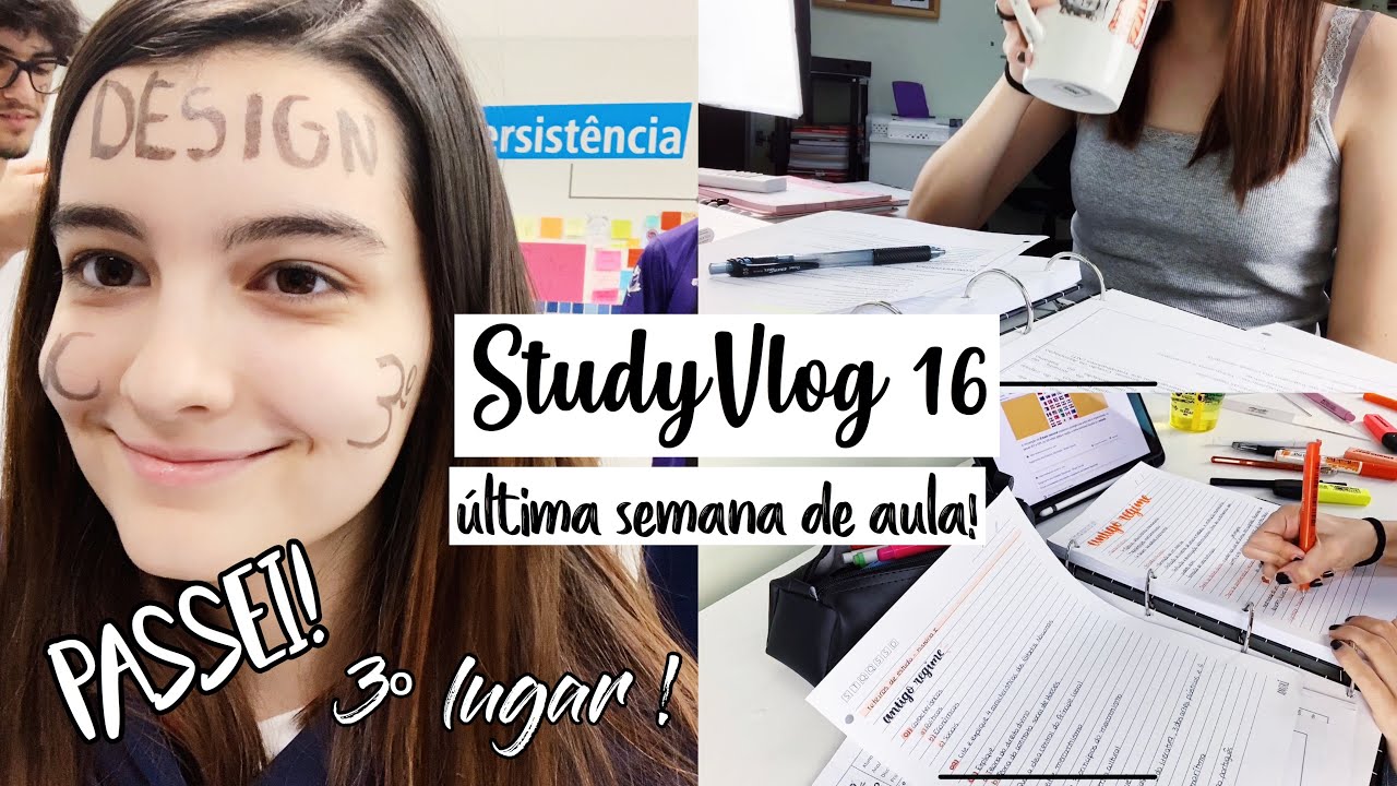 Último STUDYVLOG do semestre!!!! | resultado do vestibular, oficina de lettering.... | Ana’s Studies