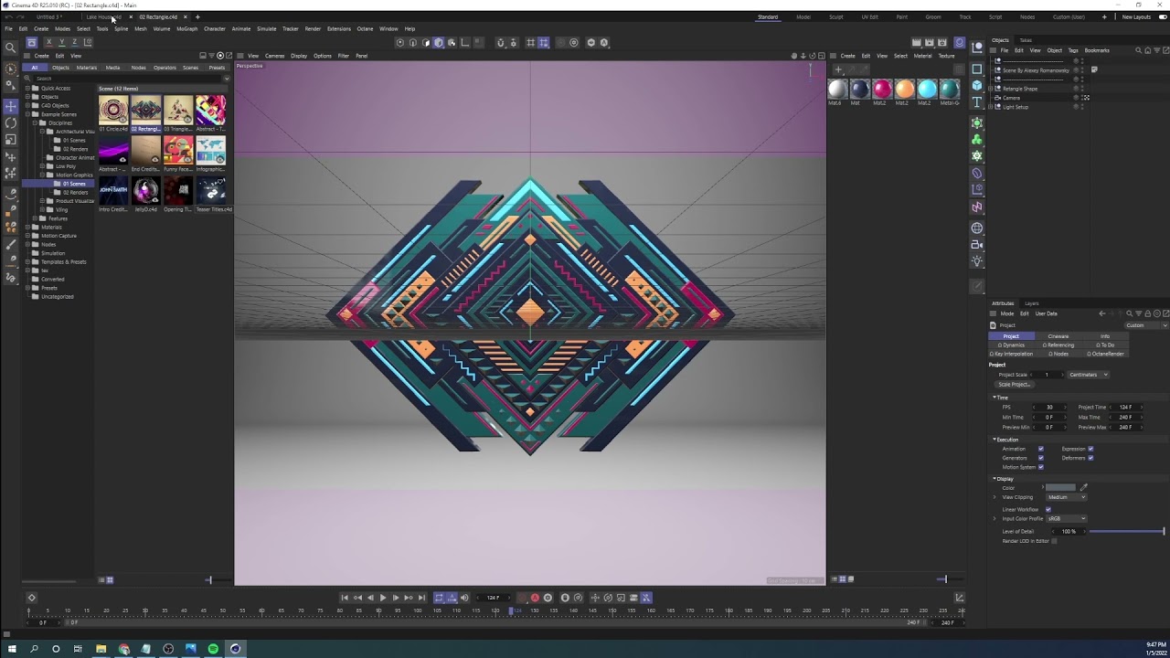 Cinema4D ABSOLUTE Beginner Tutorial | Part 1 - Interface (R25)