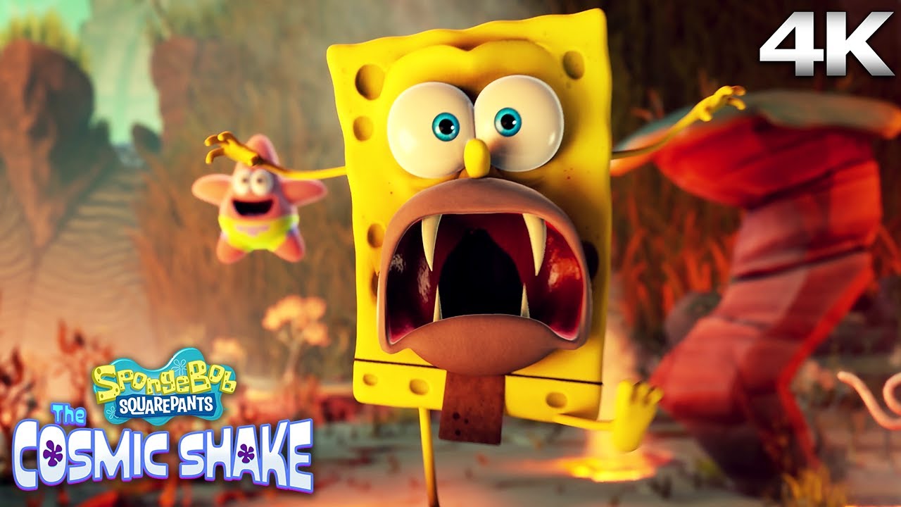 SPONGEBOB SQUAREPANTS: THE COSMIC SHAKE All Cutscenes (Full Game Movie) 4K 60FPS