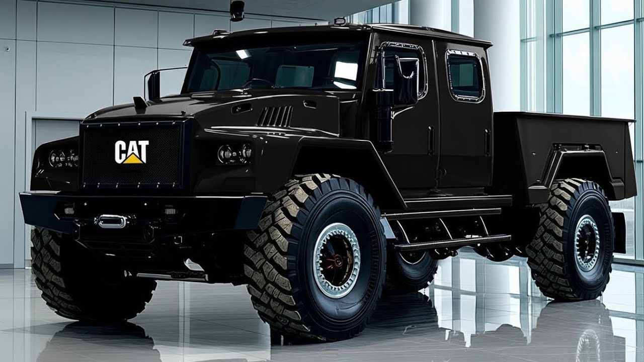 Представлен пикап Caterpillar 2026 года — самый брутальный грузовик из когда-либо созданных!