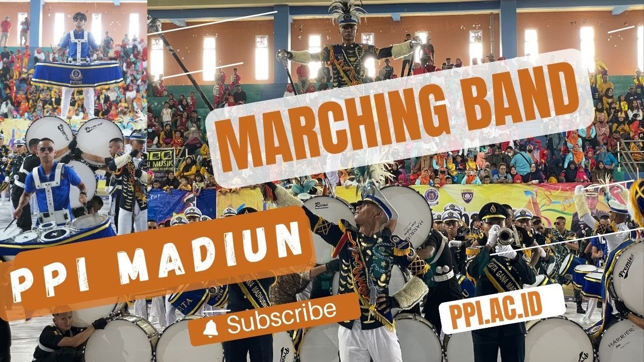 Marching Band PPI Madiun Gita Gana Madhuswara Memeriahkan Lomba Drumband Kapolres Madiun Kota Cup