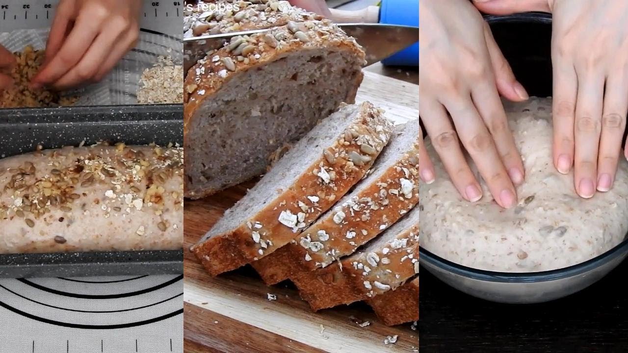 Resep Roti Gandum Lezat Tanpa Mentega, Tanpa Gula Sangat Sehat dan Sangat Lembut! - Yummy
