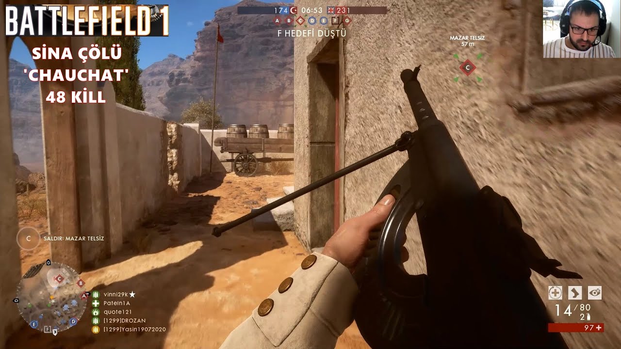 İsyan Ettik Battlefield 1 TR Sina Çölü Sınai Desert