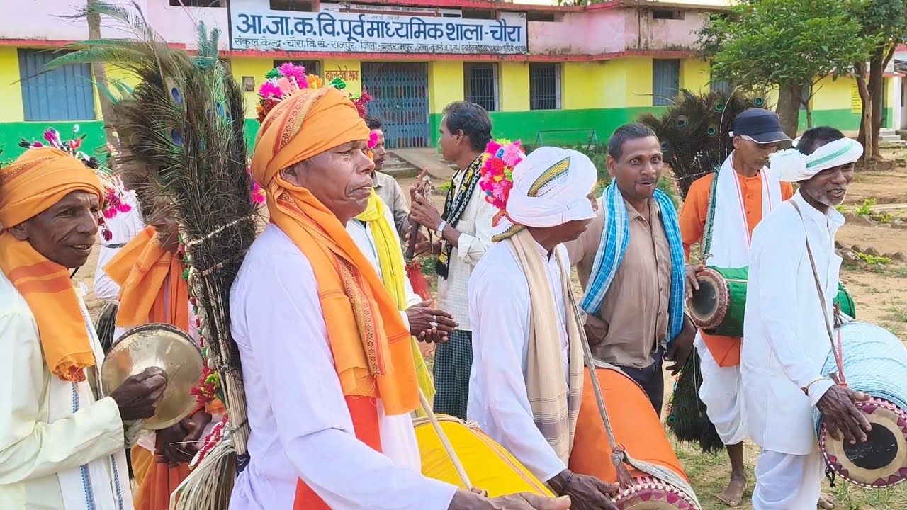 चौरा कर्मा नृत्य Chaura Karma Dance2025 #cgvlogsmukesh #mukeshgiddh #chaura #balrampur#chhattisgarh 