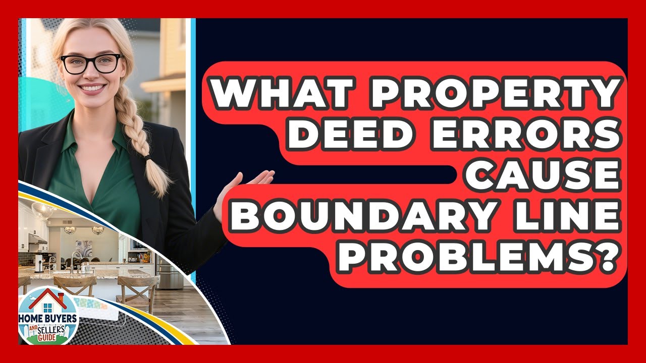 What Property Deed Errors Cause Boundary Line Problems? - Home Buyers and Sellers Guide