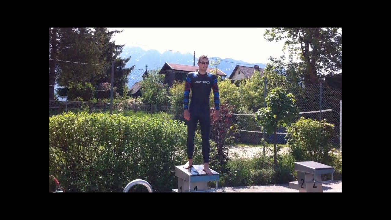 Orca Neopren Testschwimmen Alpenbad Bad Mitterndorf 1.Juni 2011