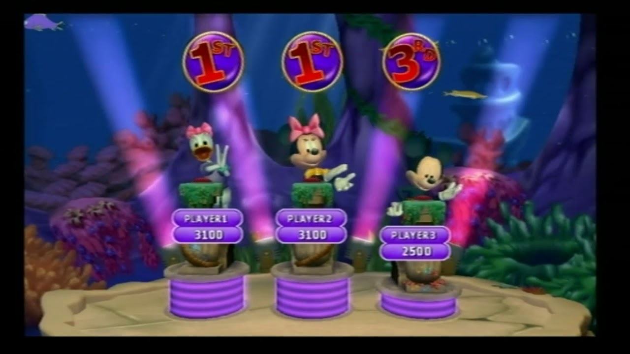Прохождение игры Disney Think Fast для PS2 (3 игрока)