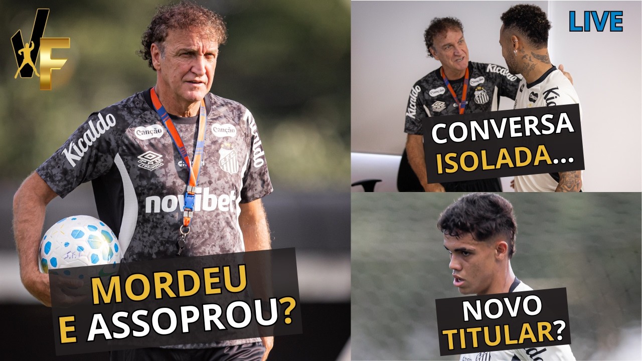 BASTIDORES DO PRIMEIRO DIA DE CUCA EM SUA VOLTA AO SANTOS / O QUE HÁ COM NEYMAR / DEFINIÇÃO DO TIME