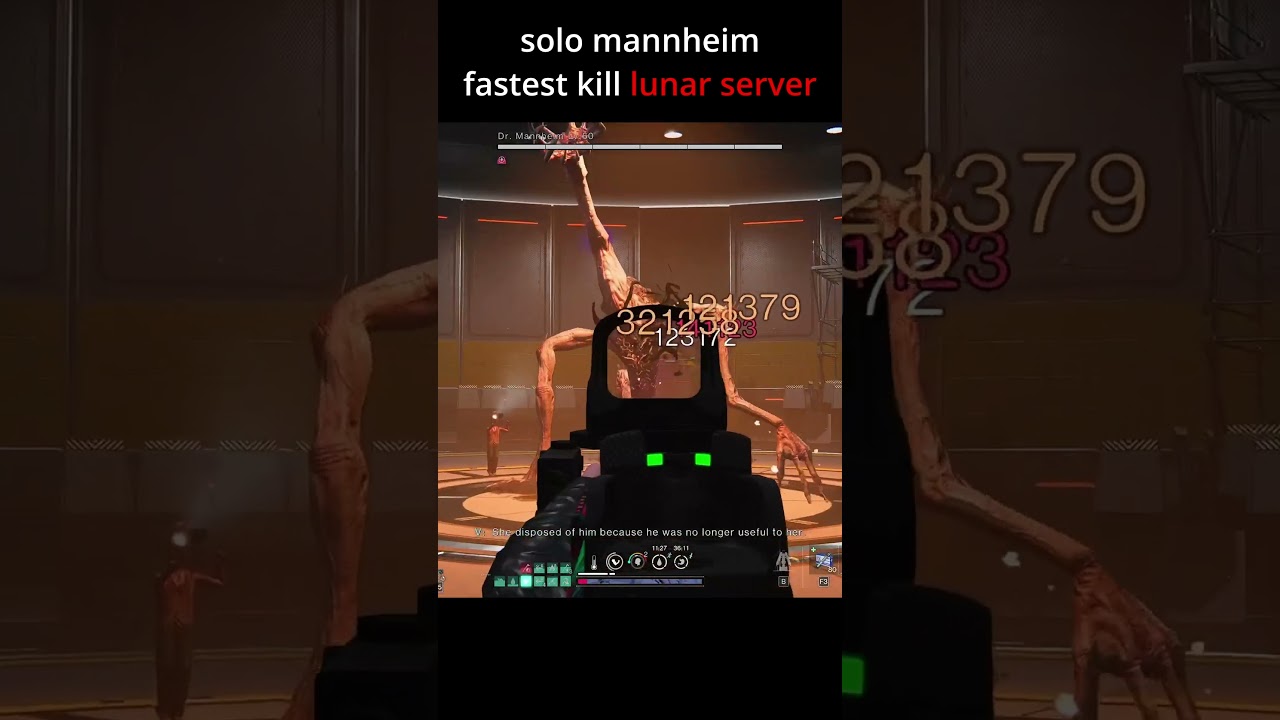 FASTEST DR MANNHEIM KILL IN LUNAR SERVER - Once Human  #oncehumangame #oncehuman